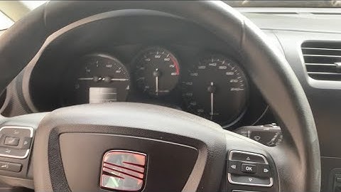 Seat Leon 1P Oil service reset