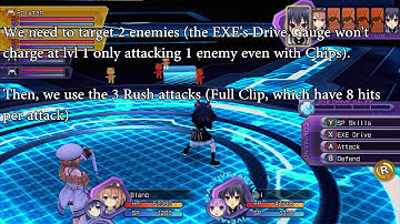 Fastest way to get lvl 999 and 100M Credits | Hyperdimension Neptunia Re;Birth 1