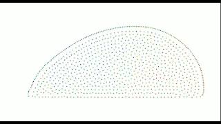 Sliding Droplet on the Inclined Plane with Smoothed Particle Hydrodynamics (SPH)