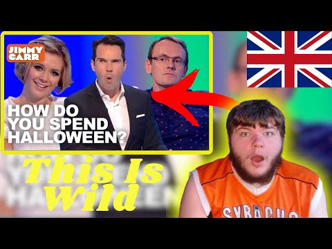American Reacts To | How Does Sean Lock Rachel Riley and Jon Richardson Spend Halloween