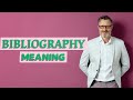 How to Write a Bibliography - YouTube
