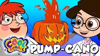 EXPLODING PUMPKIN VOLCANO! - Halloween Science Experiment For Kids! | The Nikki Show