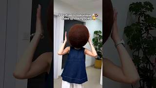 Hair tutorial gone wrong ππββοΈ #diyhairstyle #beauty #shorts #ytshorts #viral #trending #foryou