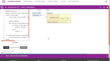 InfyTQ OOP Day2 Video 10 Assignment 13