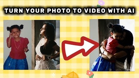 Hug your younger version of yourself | AI | Turn your photo to video