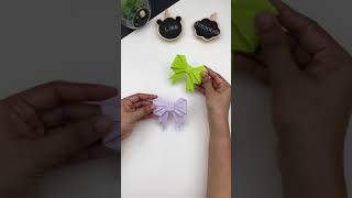 DIY Paper Bow / Satisfying Video / Bow for Gift Box / Paper Craft Ideas / #shorts #youtubeshorts screenshot 2