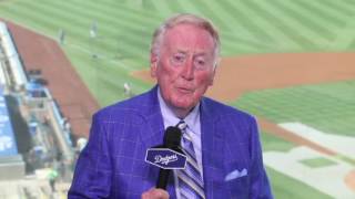 Vin Scully salutes Dick Enberg on his outstanding career and retirement