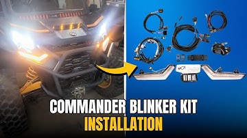 Can-Am Commander G2 Corbin Works Blinker Kit Installation
