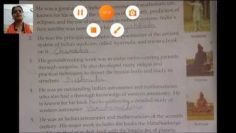 Class V General knowledge 19 04 2021 by Ms Anchal Singh, Great Indian Scientists