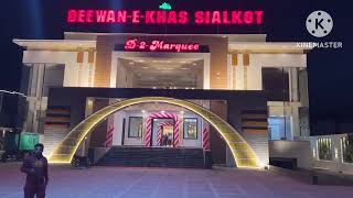 D-2 Marquee Deewan-e-khas Sialkot Top No 1 Marquee In Sialkot Pakistan 🇵🇰 Luxury Set up #youtube