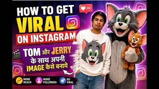 How to go viral on Instagram | How to create a Tom & Jerry image with your own photo screenshot 2