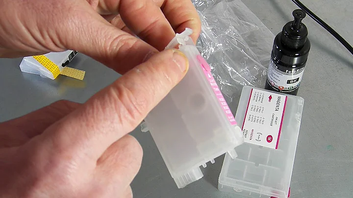 How to use and refill refillable cartridges for Epson printers