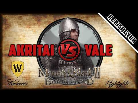 Akritai vs Vale Warlords Highlights! - Mount and Blade 2 Bannerlord