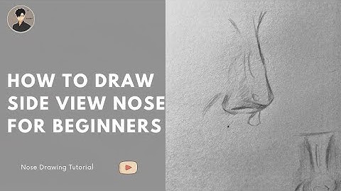 How To Draw Nose | Draw Side View Nose