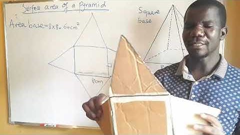 Total surface of a pyramid