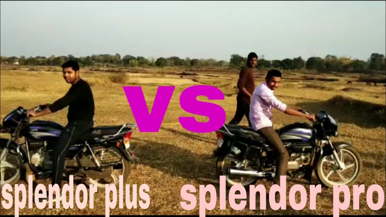 Hero splendor plus VS splendor pro