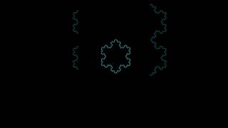 I Made a Snowflake With Recursion ❄️ #python #coding #shorts