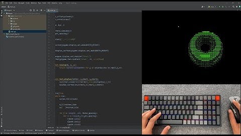 ASMR Programming - Spinning Donut - No Talking