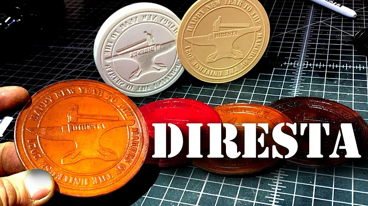 DiResta Pressed Leather Coasters