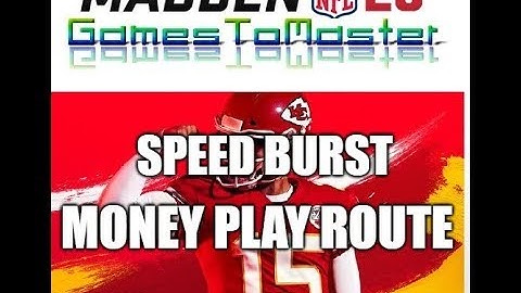 Madden 20 Glitches Cheats and Tips - Speed Burst - Money Play Route