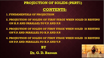 PROJECTION OF SOLID (PART1)