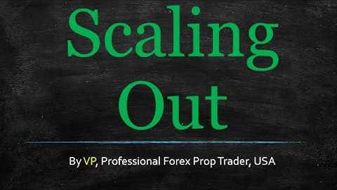 Forex Trade Management - Scale Out!!