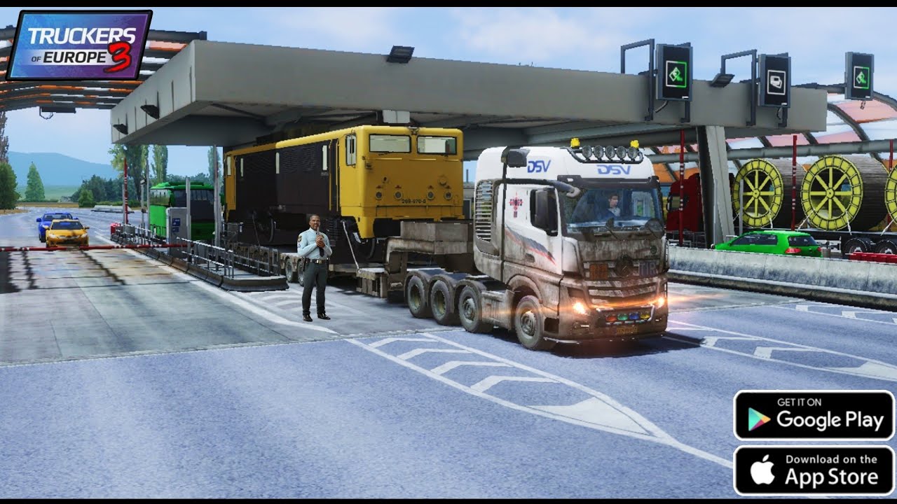 🚛Truckers of Europe 3🚦Nuremberg to Prague 🛣️ 128t Train Wagon  ✅ Mercedes Actros Gameplay// V 0.47.1