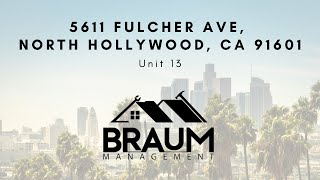 5611 FULCHER AVE,  UNIT 13, NORTH HOLLYWOOD, CA 91601