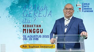 Ibadah ONLINE GBI Jatinegara | Apakah Gereja Itu  |  01 Agustus 2021