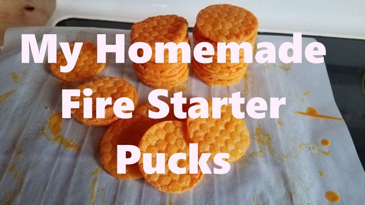 How To Homemade Fire Starting Pucks YouTube