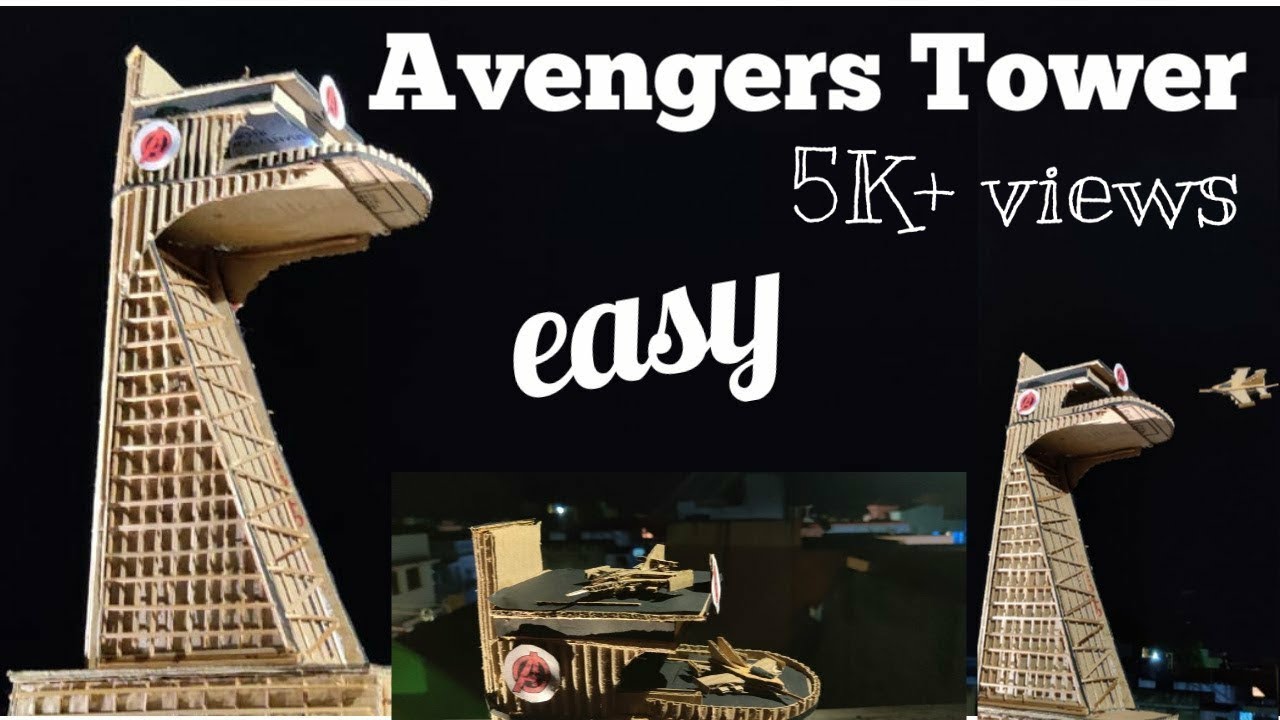 Avengers Tower Building 3d Printed Architectural Model Stark 