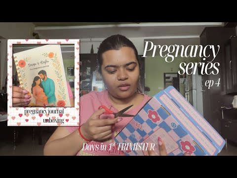 Days in 1st TRIMISTER 🤢 || Pregnancy journal unboxing😍