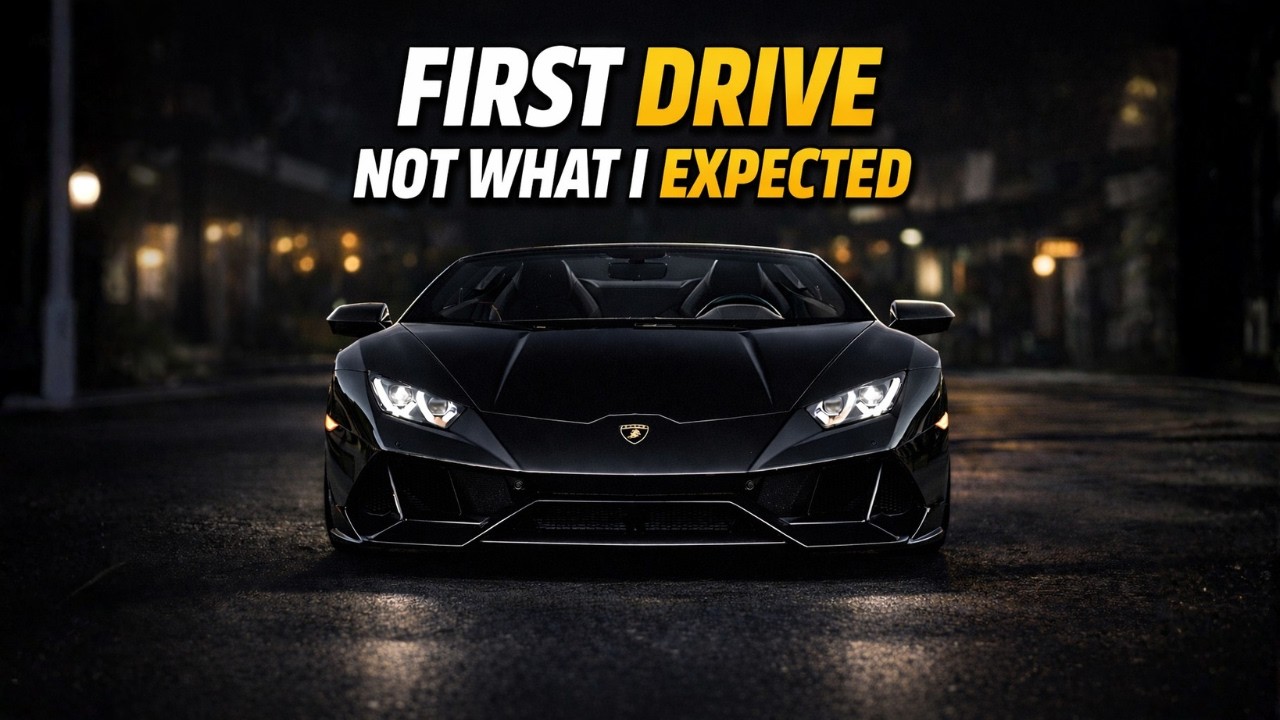 What They Don’t Tell You About Your First Time Driving a Lambo - YouTube