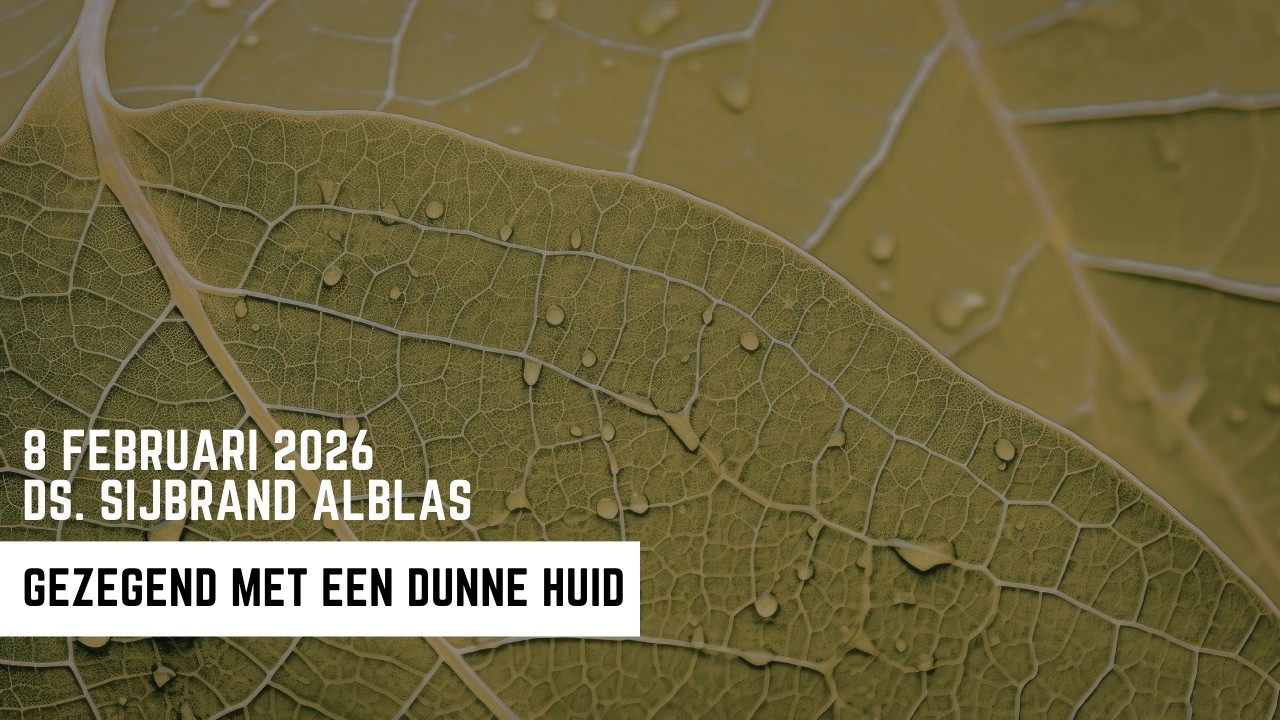 8 februari 2026 | Ochtenddienst | 09:30 uur