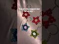 DIY Beaded Star Keychain Tutorial ✨ Easy Craft Ideas #shorts #diykeychain #giftideas
