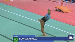 Flavia Saraiva (BRA) Floor D-Score 2024 Jesolo Trophy QF/TF (2022-24 Code) (13,633 (5.4)
