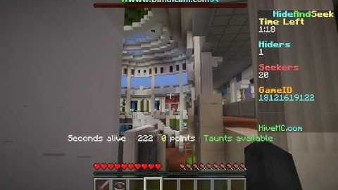 Minecraft HiveMC Hide and Seek---Where to hide on Cruise! [8]