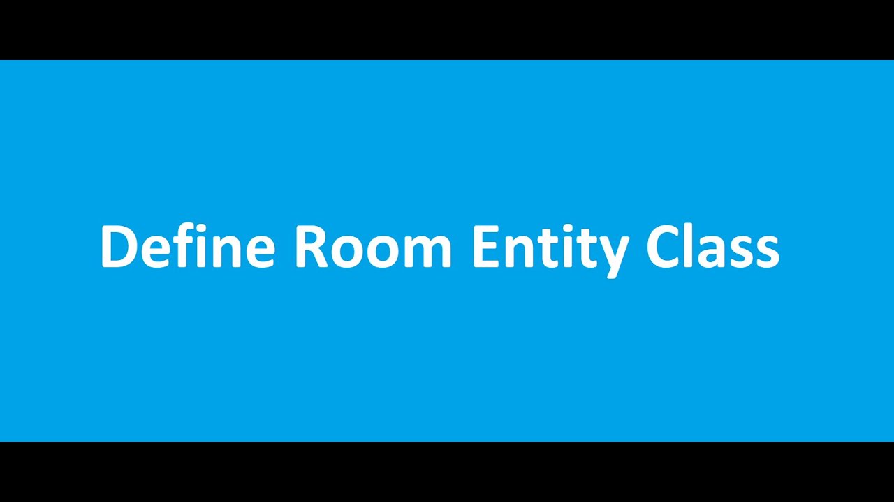 Entity class. Entity class