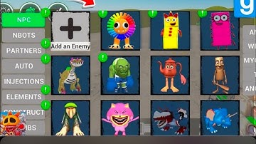 Nextbots in playground mod updated new yarnaby poppy playtime number blocks chasingnextbots