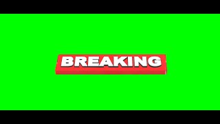 Breaking News Green Screen Templates No Copyrights Arish's Films