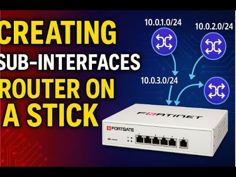 how to create sub interface on fortigate firewall | Fortigate Router on ...
