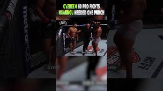 Ngannou’s One Punch That Froze Overeem 😱🥊
