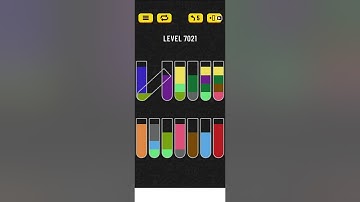 water sort puzzle level 7021