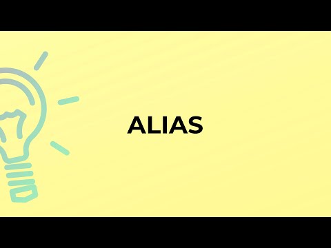 Video: Forskellen Mellem Synonym Og Alias