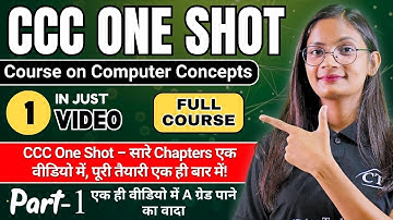 CCC (Course on Computer Concepts) in One Shot Part-1 | CCC Full Course NIELIT |Computer Tech Academy