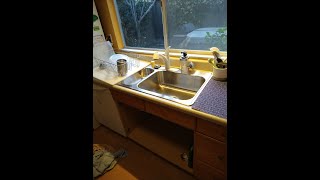 New Moen Kitchen sink installed