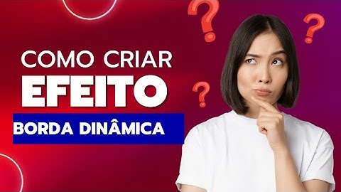 Como criar o efeito borda dinâmica no menu com HTML e CSS