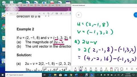 MAT263 (v1) [Vector Space] magnitude_unit vector Exp1&2