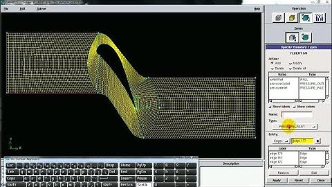 Axial Turbine Blade with Periodic Boundary Meshing in Gambit