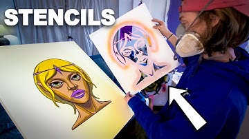 Multi-Layered Stencil Canvas Project! - Elf Character